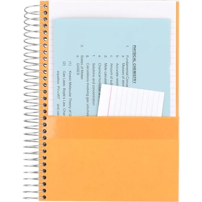 Five Star 5-Subject Spiral Notebook, 6" x 9.5" Sheet Size 300 Pages/150 Sheets, Black Cover, 1 Notebook (840033) by Five Star - Image 3