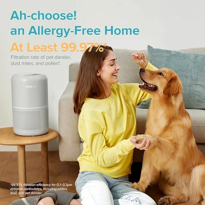 Levoit Air Purifiers for Pets in Bedroom Large Room, AHAM VERIFIDE, Efficient Filter for Pet Dander Odors, Purificateur d'air Captures Smoke, Dust, Pollen, Pet Lock and Sleep Mode, Core P350-P by Levoit - Image 4