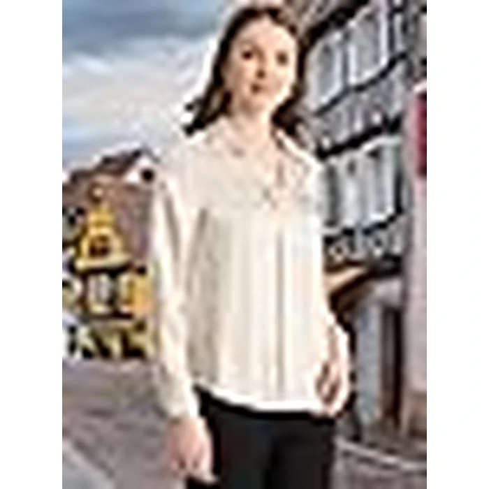 Allegra K Women's Silk Top Elegant V Neck Satin Blouse Long Sleeve Dressy Business Shirt Work Tops 2025 X-Large Apricot by Allegra K - Image 6