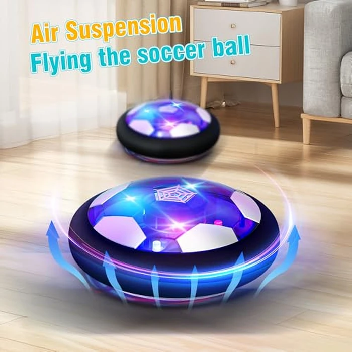 Freecat Rechargeable Hover Soccer Ball for Kids - Boy Birthday Gifts Age 6, 7, 8, 9, 10, 11, 12 Year Old, Indoor Light-Up Air Power Floating Soccer Ball Boy Toys for Kids Age 4-6, 6-8, 8-12 by freecat - Image 5