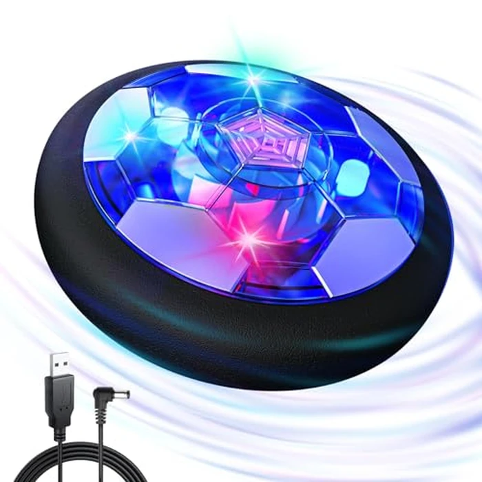 Freecat Rechargeable Hover Soccer Ball for Kids - Boy Birthday Gifts Age 6, 7, 8, 9, 10, 11, 12 Year Old, Indoor Light-Up Air Power Floating Soccer Ball Boy Toys for Kids Age 4-6, 6-8, 8-12 by freecat - Image 9