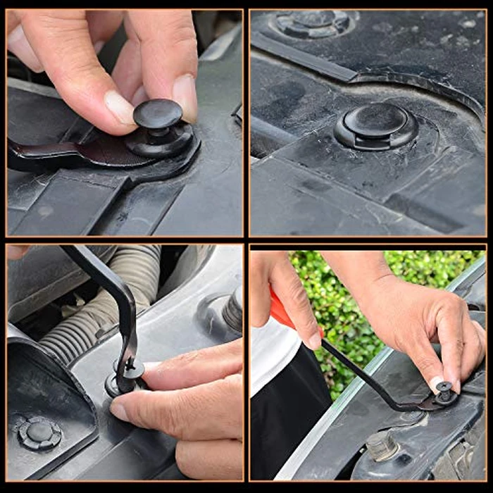 GOOACC 190 Pcs Car Retainer Clips & Fastener Remover - 18 Most Popular Sizes & Applications Auto Push Pin Rivets Set -Door Trim Panel Clips for Toyota, Honda, Nissan, Mazda - Bonus Fastener Remover by GOOACC - Image 9