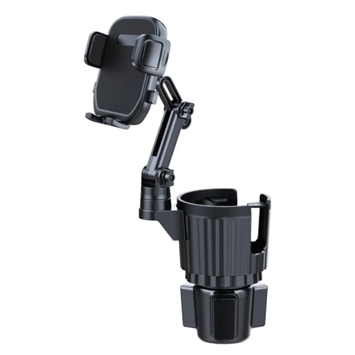 Elecphbo Cup Holder Phone Mount for Car, 2 in 1 Cell P Car Mount 360 Rotation Cup Holder Expander for Stanley 10-40oz Drink Bottles, Mugs and Phone Compatible with iPhone Samsung by Elecphbo - Used - Very Good condition - US$19.63