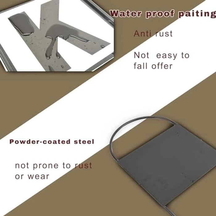 HDYEGY 4Pcs Dressage Letters Arena Markers,Metal Dressage Arena Letters Dressage Equipment for Equestrian Athletes and Events Includes Letters P,R,S,V by HDYEGY - Image 3