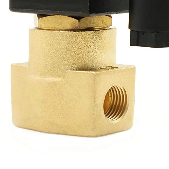 U.S. Solid 1/4" NPT Brass Electric Solenoid Valve 110V AC N.O. Air Gas Non-potable Water NBR by U.S. Solid - Image 4