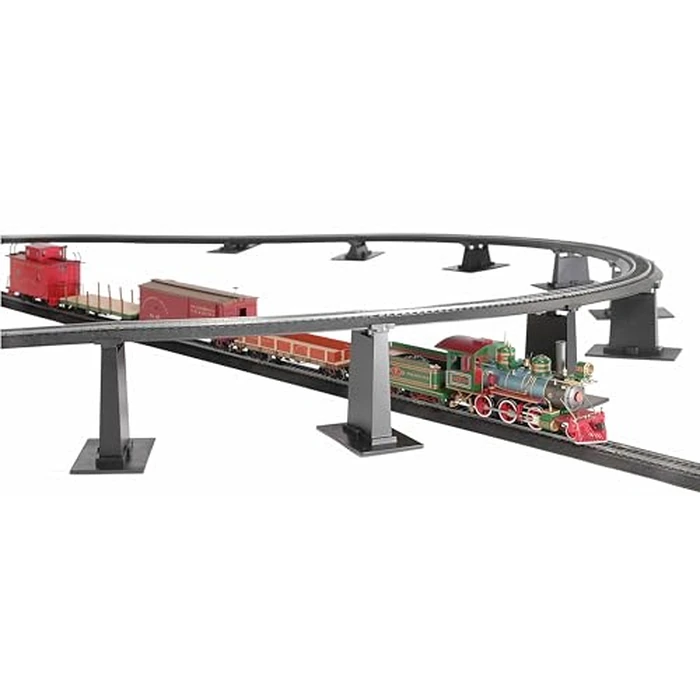 Bachmann Trains 18 PC. E-Z TRACK GRADUATED PIER SET - For Use with HO or On30 Scale E-Z Track , White by Bachmann - Used - Like New condition - US$32.88