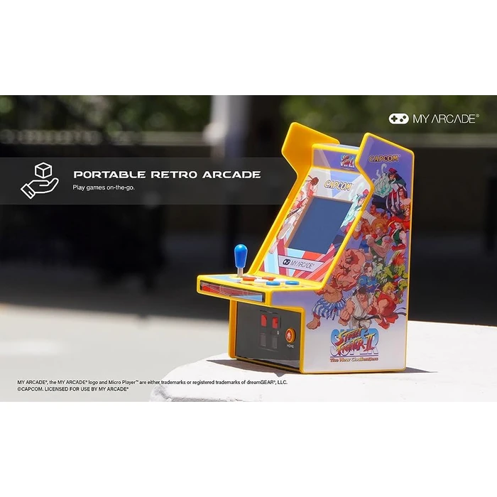 My Arcade Super Street Fighter II Micro Player Pro: Capcom Games, Classic Arcades, 2 Games in 1 by My Arcade - Image 2
