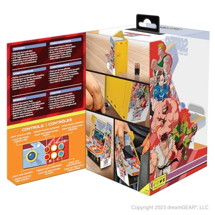 My Arcade Super Street Fighter II Micro Player Pro: Capcom Games, Classic Arcades, 2 Games in 1 by My Arcade - Image 5