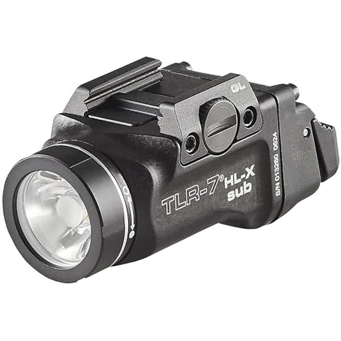 Streamlight 69503 TLR-7 HL-X sub USB 1000-Lumen 10000-Candela Rechargeable Rail-Mounted Weapon Light Exclusively for Glock 43X/48 MOS, 43X/48 Rail, Includes Switches and Key Kit, Black by Streamlight - Used - Like New condition - US$148.13