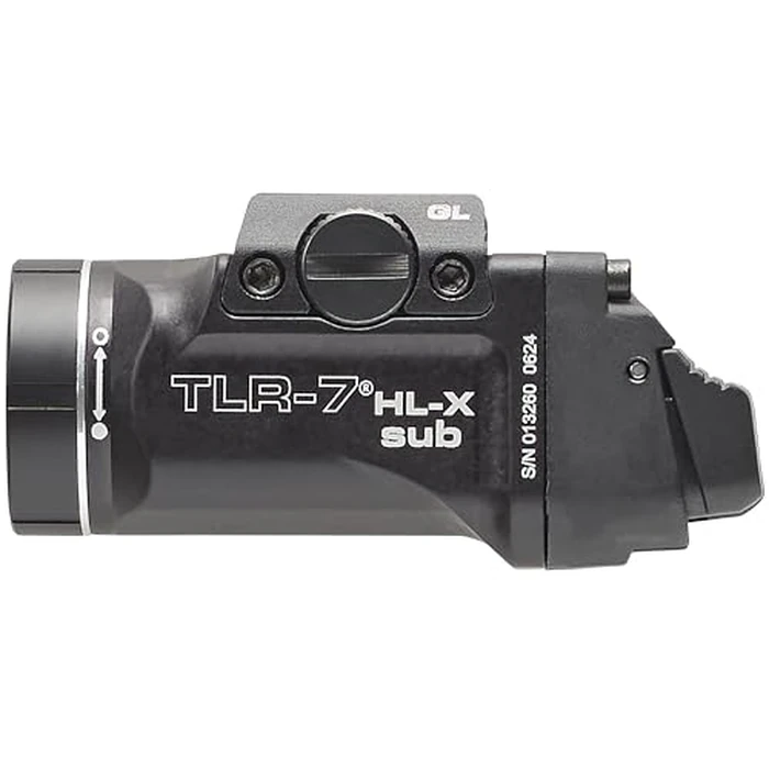 Streamlight 69503 TLR-7 HL-X sub USB 1000-Lumen 10000-Candela Rechargeable Rail-Mounted Weapon Light Exclusively for Glock 43X/48 MOS, 43X/48 Rail, Includes Switches and Key Kit, Black by Streamlight - Image 2