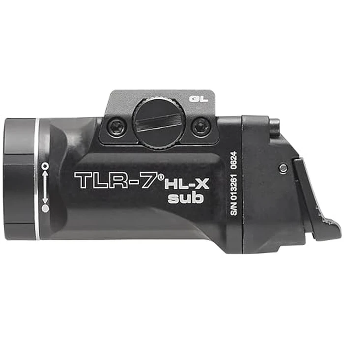 Streamlight 69503 TLR-7 HL-X sub USB 1000-Lumen 10000-Candela Rechargeable Rail-Mounted Weapon Light Exclusively for Glock 43X/48 MOS, 43X/48 Rail, Includes Switches and Key Kit, Black by Streamlight - Image 5