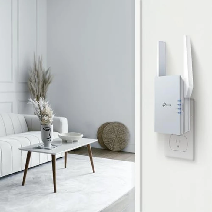 TP-Link AX1500 WiFi 6 Range Extender w/Ethernet Port (RE515X) - 1.5G Dual-Band Wireless Repeater Amplifier, Up to 1800 Sq. Ft., 64 Devices, Internet Signal Booster, APP Setup, EasyMesh Compatible by TP-Link - Image 7
