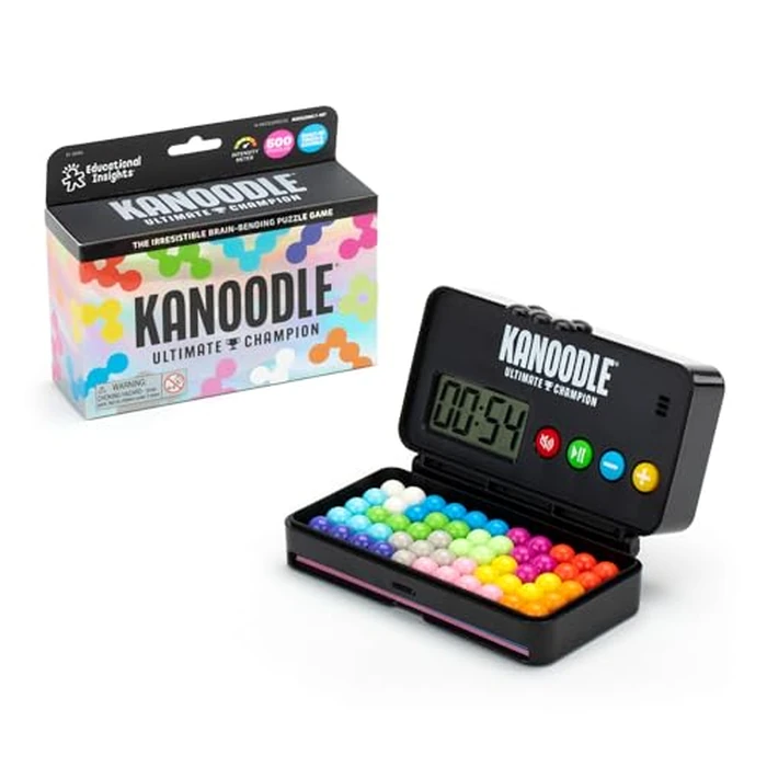 Educational Insights Kanoodle Ultimate Champion - 3D Brain Teaser Puzzles for Kids, Spatial Puzzle Games for Adults, Teens and Kids, Problem Solving Toys and Logic Puzzles, Single Player Games by Educational Insights - Used - Like New condition - US$18.72
