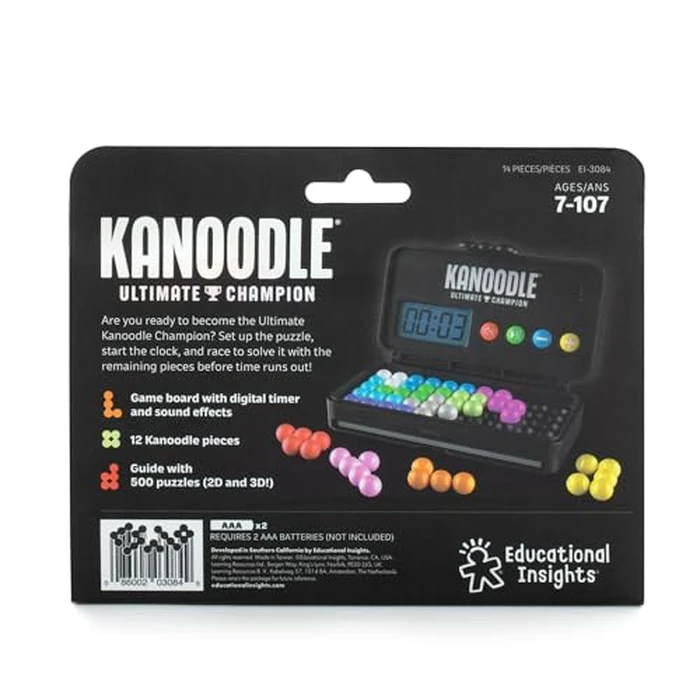 Educational Insights Kanoodle Ultimate Champion - 3D Brain Teaser Puzzles for Kids, Spatial Puzzle Games for Adults, Teens and Kids, Problem Solving Toys and Logic Puzzles, Single Player Games by Educational Insights - Image 8