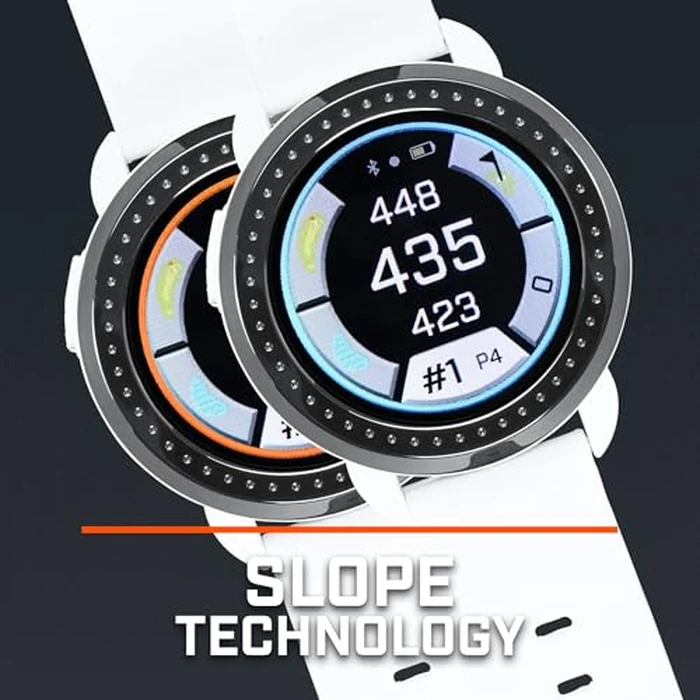 Bushnell Golf iONElite GPS Watch - Color Touchscreen, Slope‑Adjusted Yardages, 38,000+ Courses, Shot Tracker, USB‑C, Magnetic Charger - White by Bushnell - Image 3