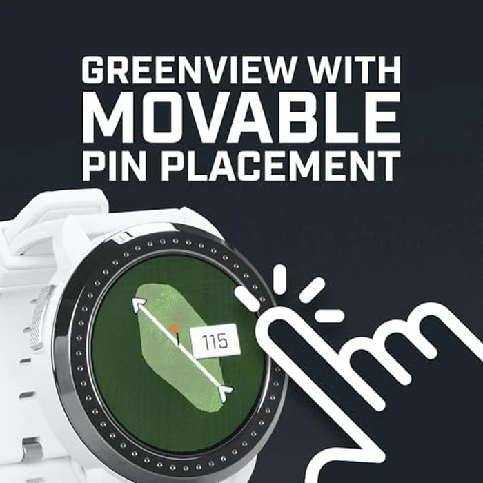 Bushnell Golf iONElite GPS Watch - Color Touchscreen, Slope‑Adjusted Yardages, 38,000+ Courses, Shot Tracker, USB‑C, Magnetic Charger - White by Bushnell - Image 4