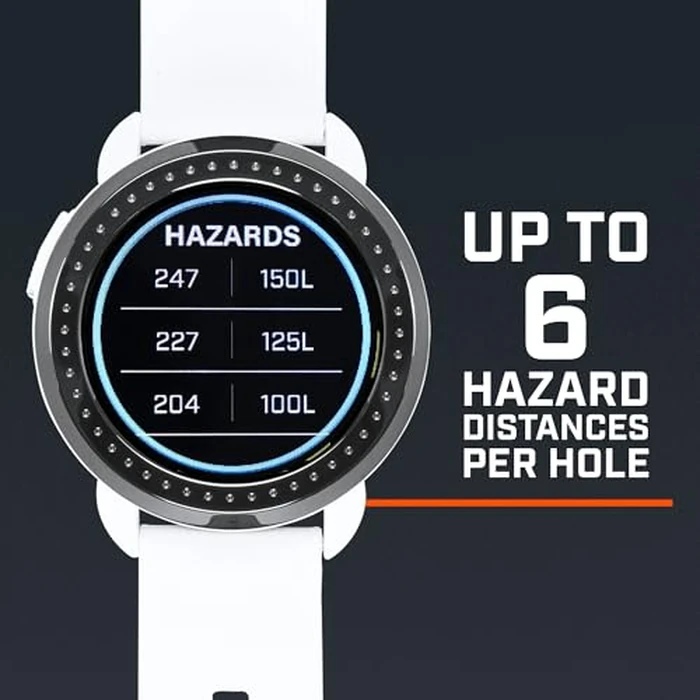 Bushnell Golf iONElite GPS Watch - Color Touchscreen, Slope‑Adjusted Yardages, 38,000+ Courses, Shot Tracker, USB‑C, Magnetic Charger - White by Bushnell - Image 8