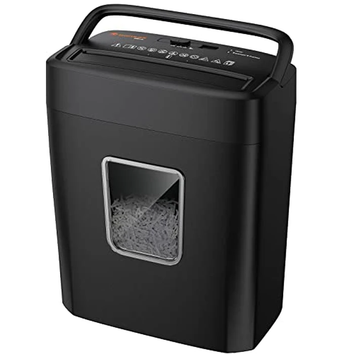 Bonsaii Paper Shredder, 8-Sheet Crosscut Home Office Shredder with 4.2 Gallon Bin, P-4 Security Level Document Shredder Shred Credit Card/Mail/Staple/Clip (C261-C Updated) by bonsaii - Image 1