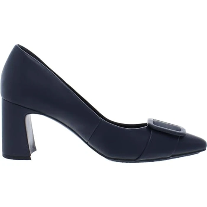 Anne Klein Womens Baretta Pumps, Navy, 7.5 by Anne Klein - Image 2