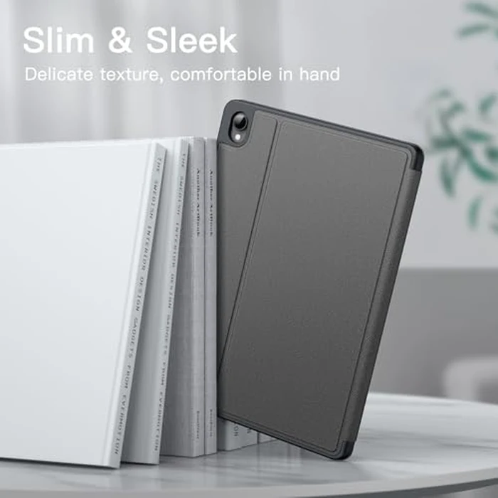 JETech Case for Samsung Galaxy Tab S11 with S Pen Holder, Slim Folio Stand Protective Tablet Cover, Multi-Angle Viewing, Auto Sleep/Wake (Gray) by JETech - Image 4