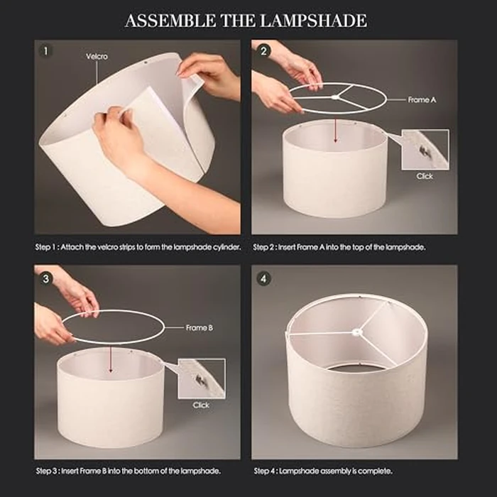 O’Bright Dune - Battery Powered Table Lamp, Rechargeable Cordless Ceramic Lamp, Full-Size 24 Inch Height, 4-Level Dimming, Smart Safety Protection, Type-C Fast Charging, LED Bulb Included, Cream White by O'Bright - Image 7