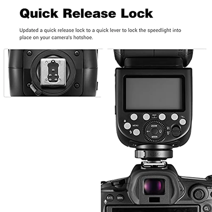 Godox V860III V860III-N Flash Speedlite for Nikon Camera,2.4G HSS 1/8000s,480 Full-Power Flashes,7.2V/2600mAh Li-ion Battery,0.01-1.5s Recycle Time,10 Levels LED Modeling Lamp by GODOX - Image 5