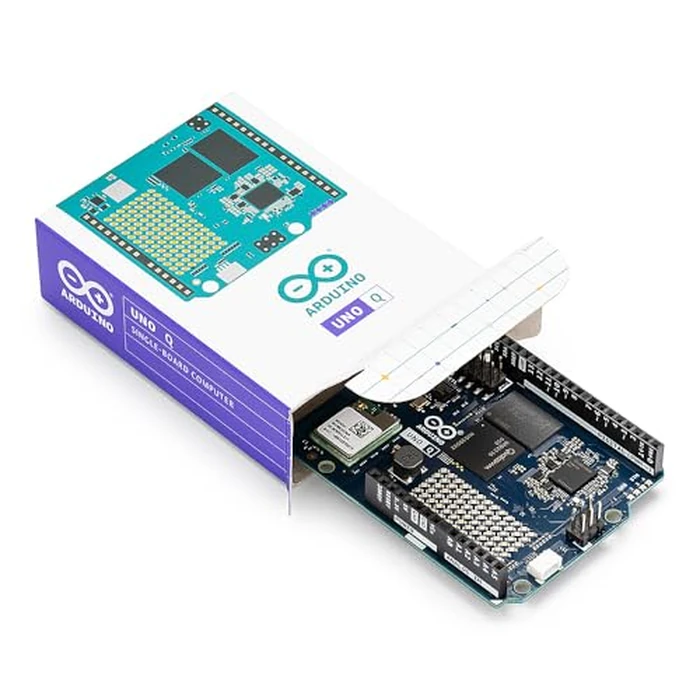 Arduino UNO Q 4GB [ABX00173] - Hybrid Board, Qualcomm Dragonwing QRB2210 microprocessor (MPU) & STM32U585 Microcontroller(MCU), AI Vision, Voice, IoT, Robotics, Linux Debian OS, Wi-Fi 5, USB-C by Arduino - Image 4
