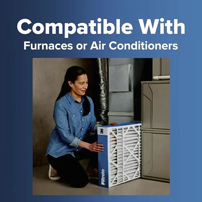 Filtrete 20x25x4 AC Furnace Air Filter, MERV 13, MPR 1900, Premium Allergen, Bacteria & Virus Filter, Electrostatic Air Cleaning Filter, 2-Pack (Actual Size 19.75 x 24.62 x 4.31 in) by Filtrete - Image 6