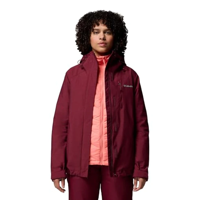 Columbia Womens Whirlibird V Interchange Jacket, Rich Wine Cross Dye, 3X by Columbia - Image 4