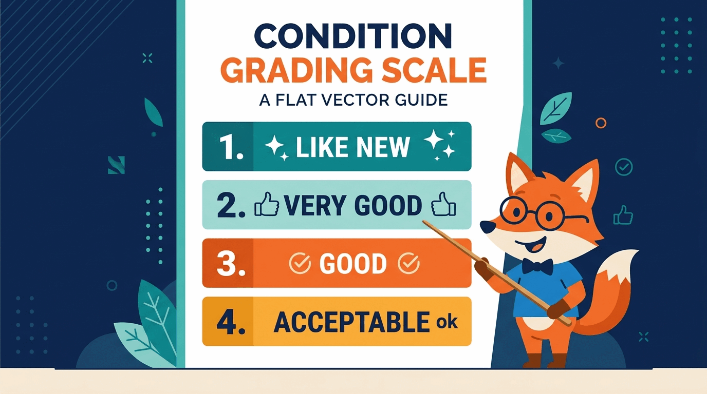 Condition Grades Decoded: Like New, Very Good, Good, Acceptable
